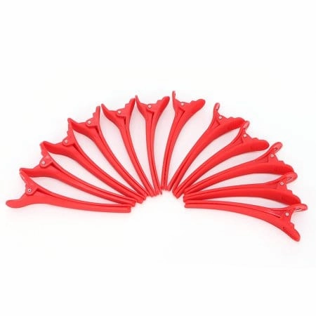 Sectioning hair clips 10cm / 3.93" - 12 pieces