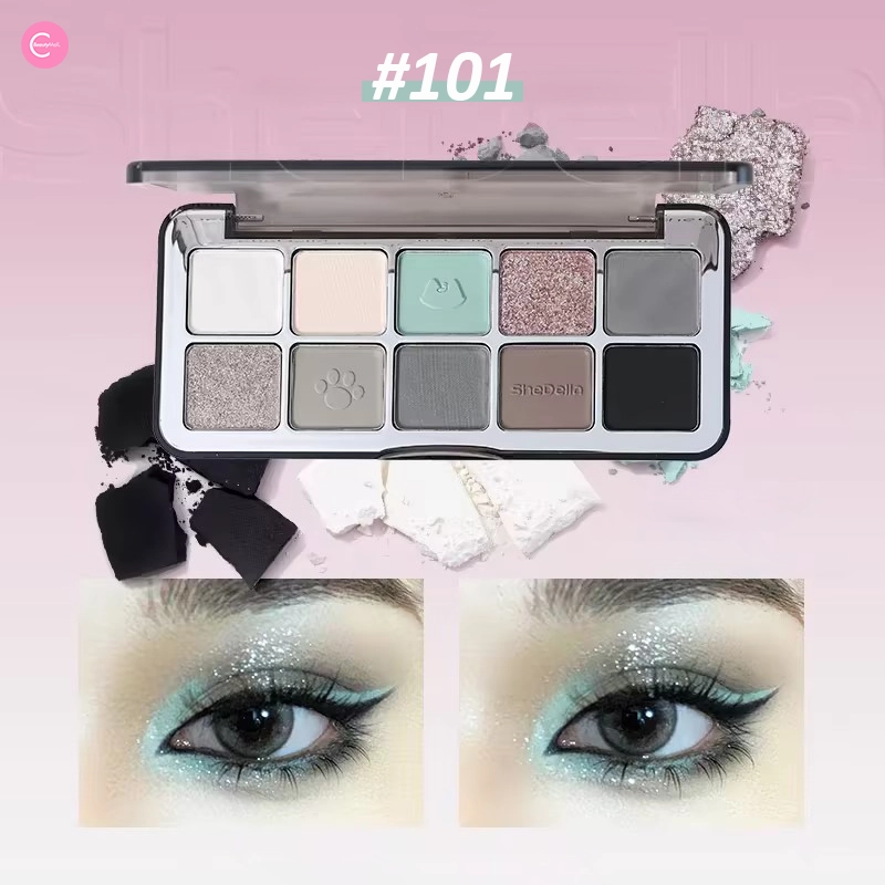 Shedella Cat Series 10-Color Eyeshadow Palette