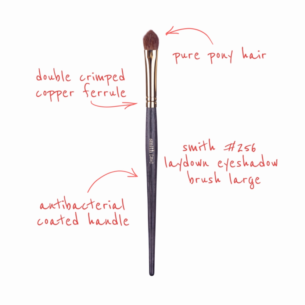 Smith Cosmetics 256 Arrow Laydown Eyeshadow Brush Large