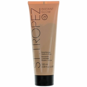 St. Tropez Unisex Face and Body Bronzer - Instant Glow - Medium/Dark, 3.3 oz