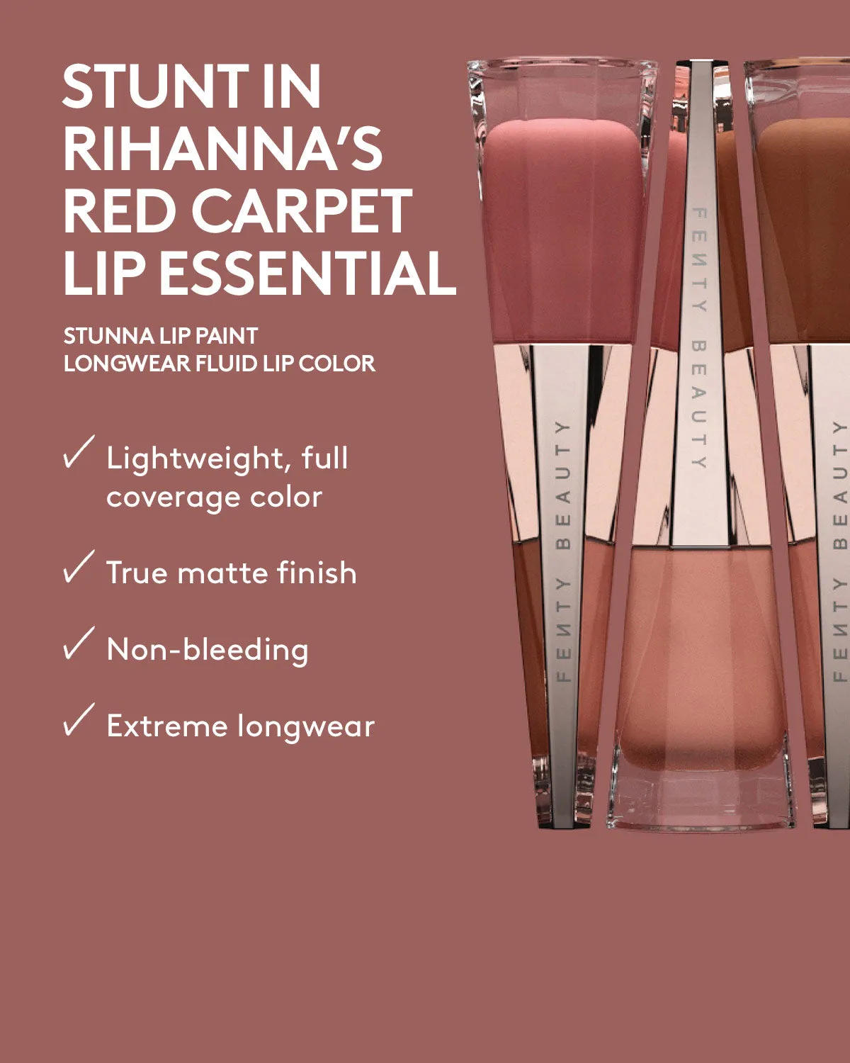 Stunna Lip Paint Longwear Fluid Lip Color — Uncensored