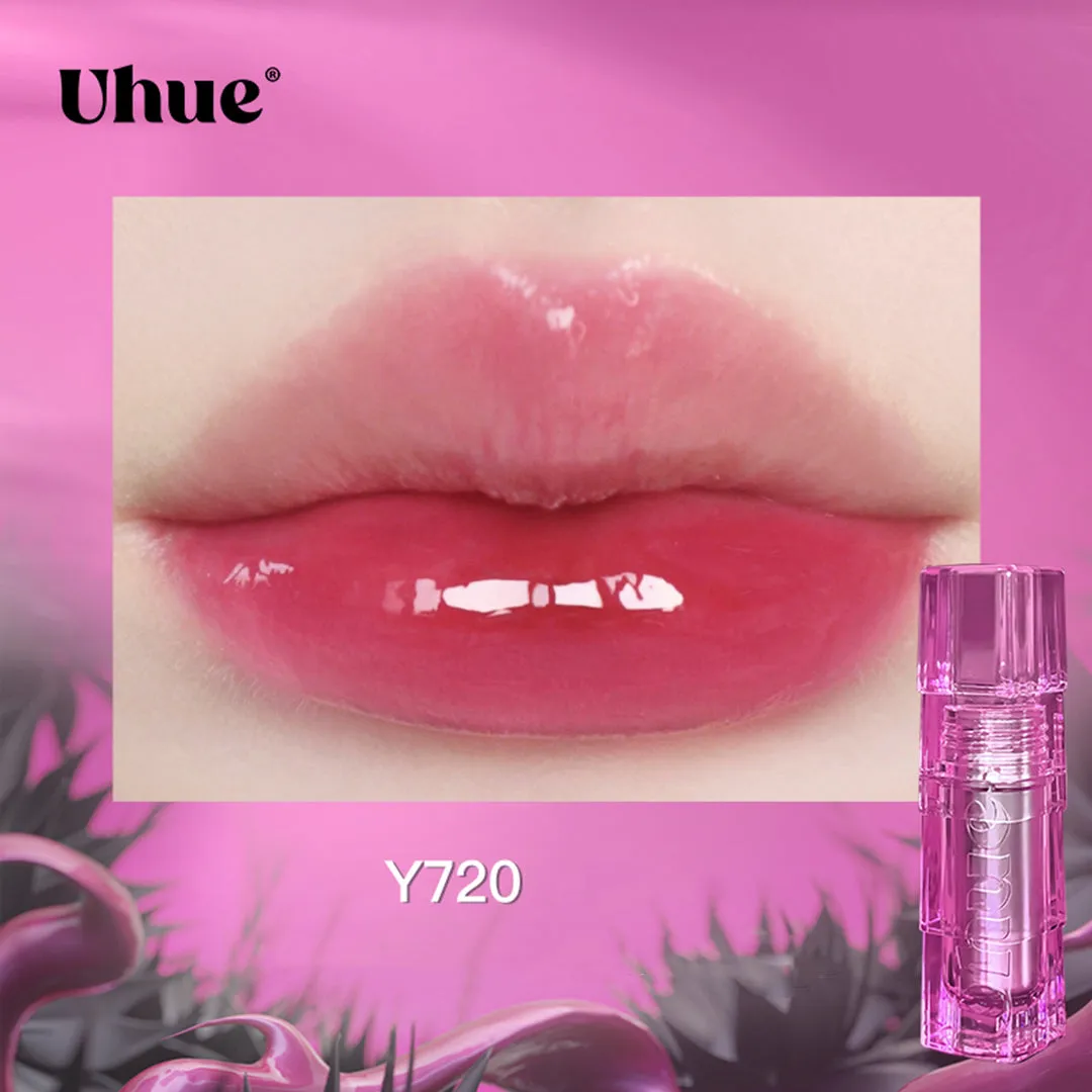 Uhue Sweet Cool Black Pink & Blue Way Glossy Lip Lacquer