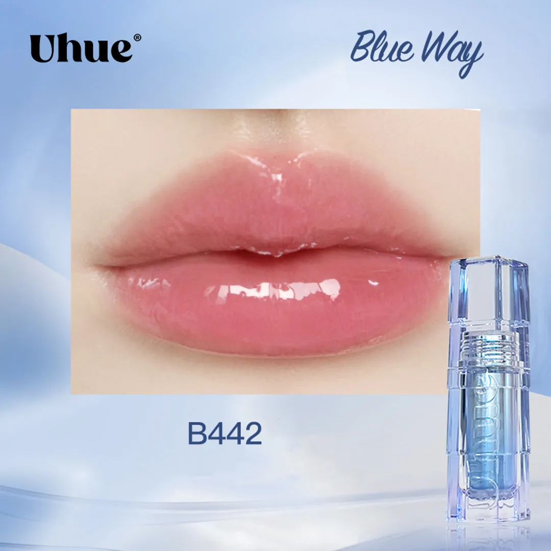 Uhue Sweet Cool Black Pink & Blue Way Glossy Lip Lacquer