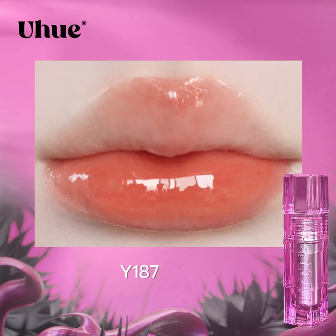 Uhue Sweet Cool Black Pink & Blue Way Glossy Lip Lacquer