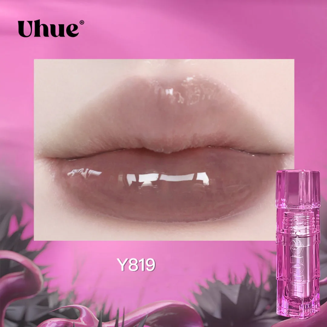 Uhue Sweet Cool Black Pink & Blue Way Glossy Lip Lacquer