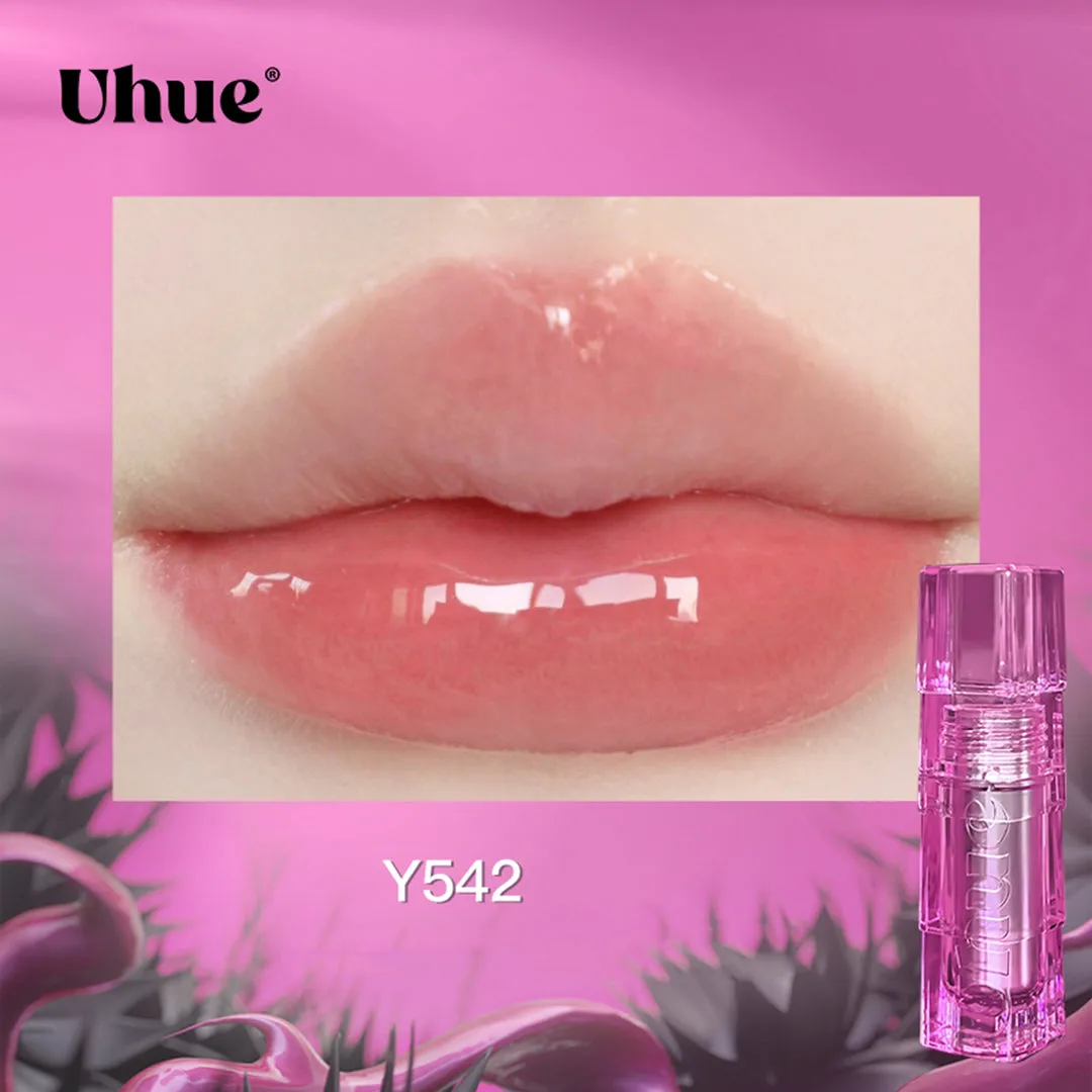 Uhue Sweet Cool Black Pink & Blue Way Glossy Lip Lacquer