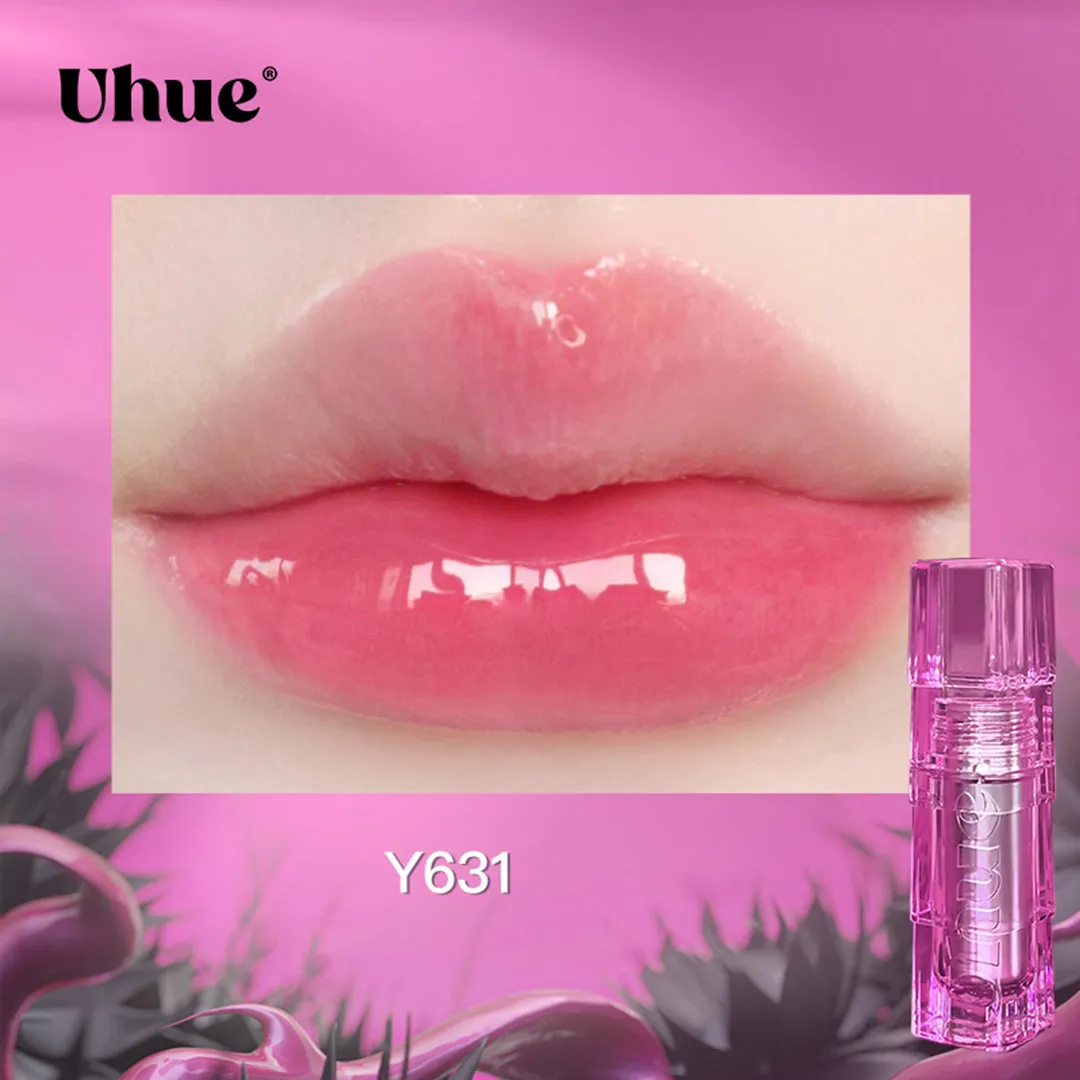 Uhue Sweet Cool Black Pink & Blue Way Glossy Lip Lacquer
