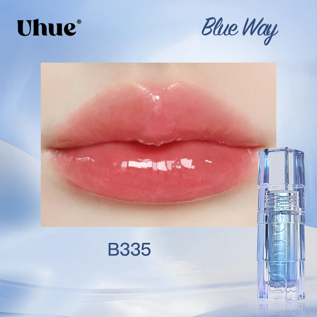 Uhue Sweet Cool Black Pink & Blue Way Glossy Lip Lacquer
