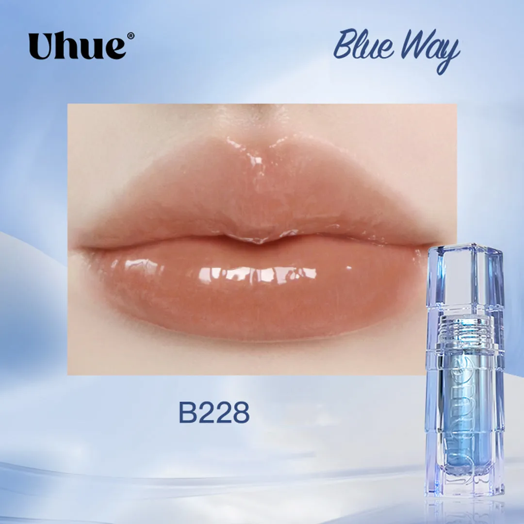 Uhue Sweet Cool Black Pink & Blue Way Glossy Lip Lacquer