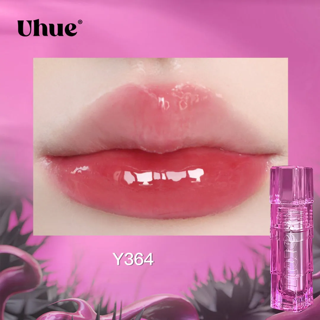 Uhue Sweet Cool Black Pink & Blue Way Glossy Lip Lacquer
