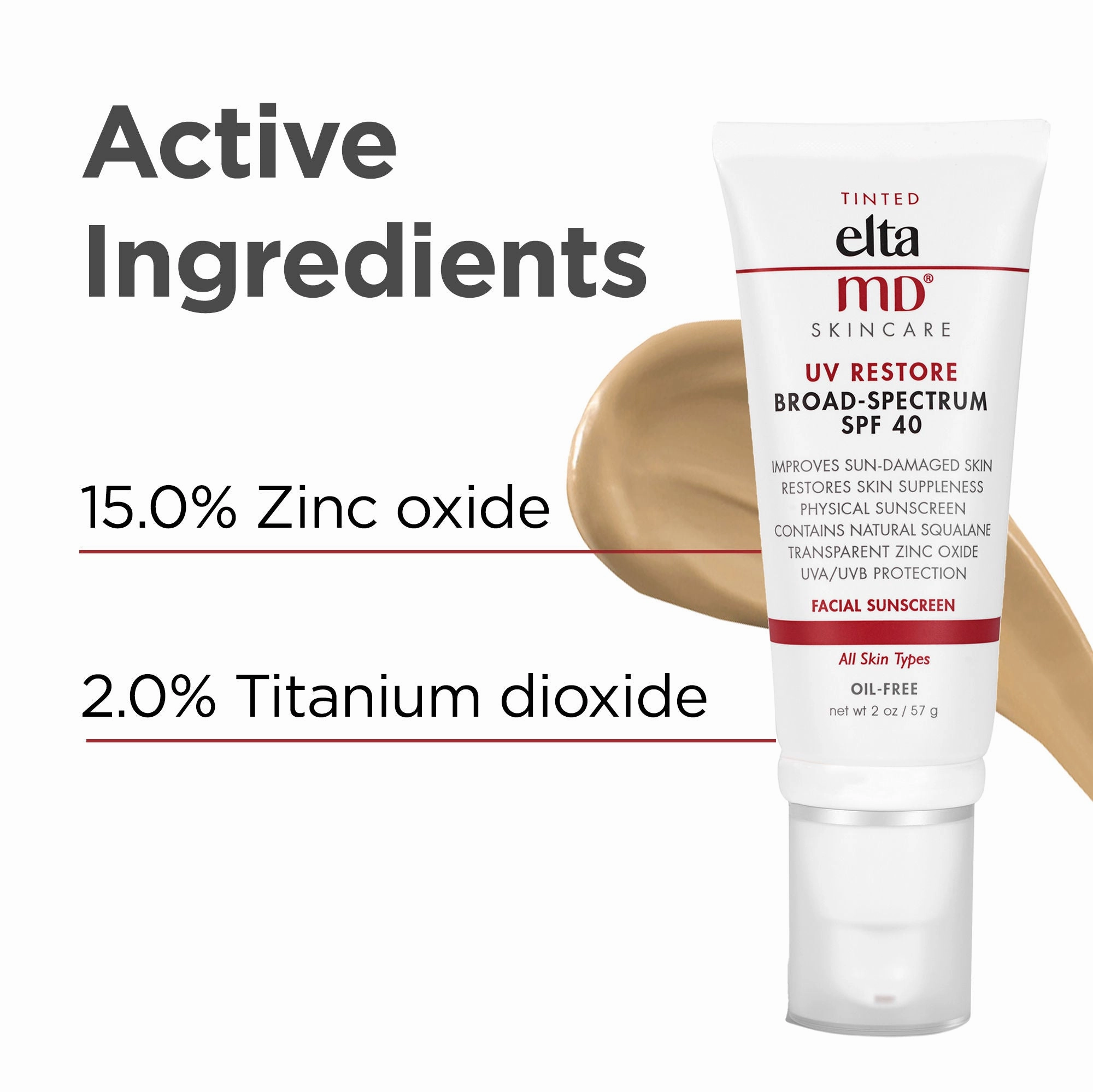 UV Restore Tinted Broad-Spectrum Facial Sunscreen SPF 40