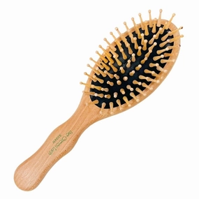 Wood Cushion Oval Brush
