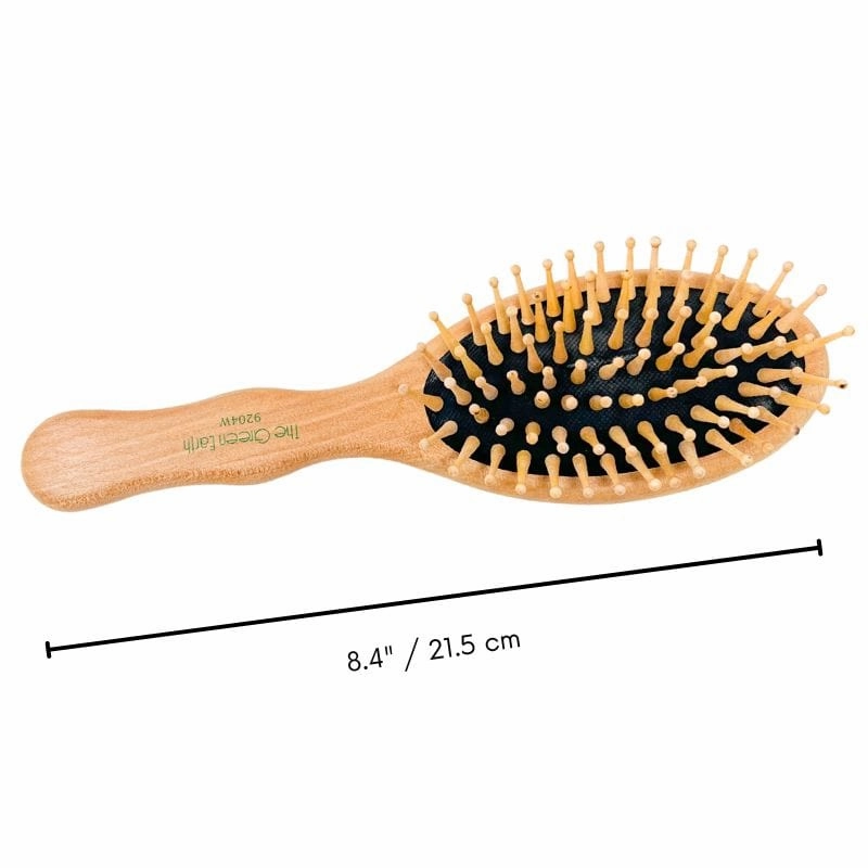 Wood Cushion Oval Brush